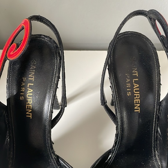 SAINT LAURENT ANJA PANTHER PUMPS - Picture 7 of 9